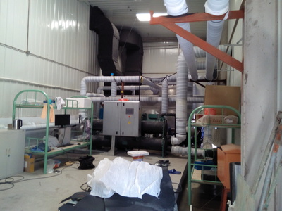 空气净化组合式热回收空调机房